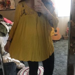 Yellow tunic